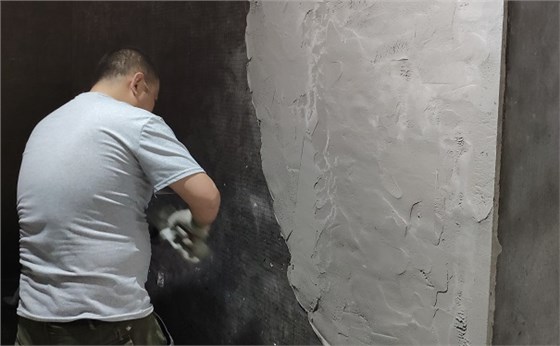 硫酸鋇施工現(xiàn)場(chǎng)