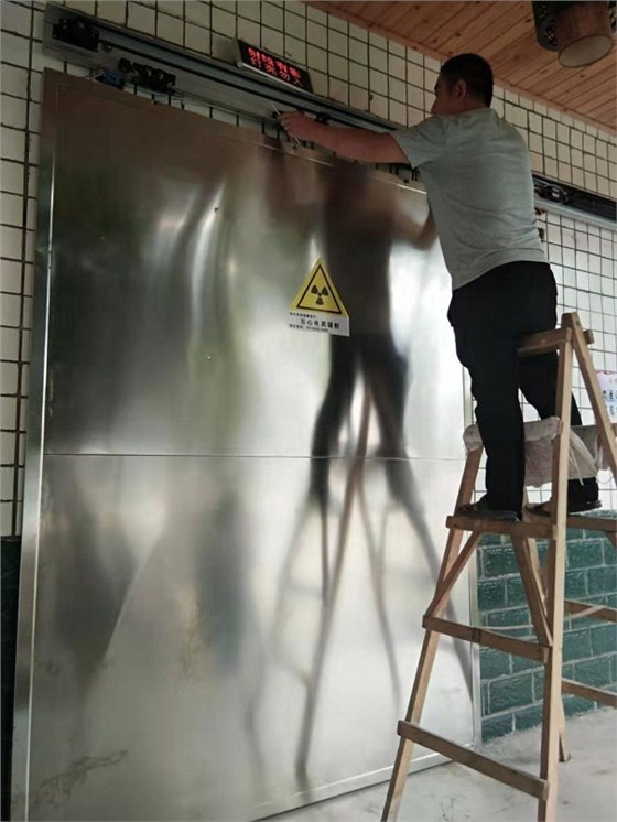 DR室射線防護工程之射線防護門安裝 DR室射線防護工程之射線防護門安裝